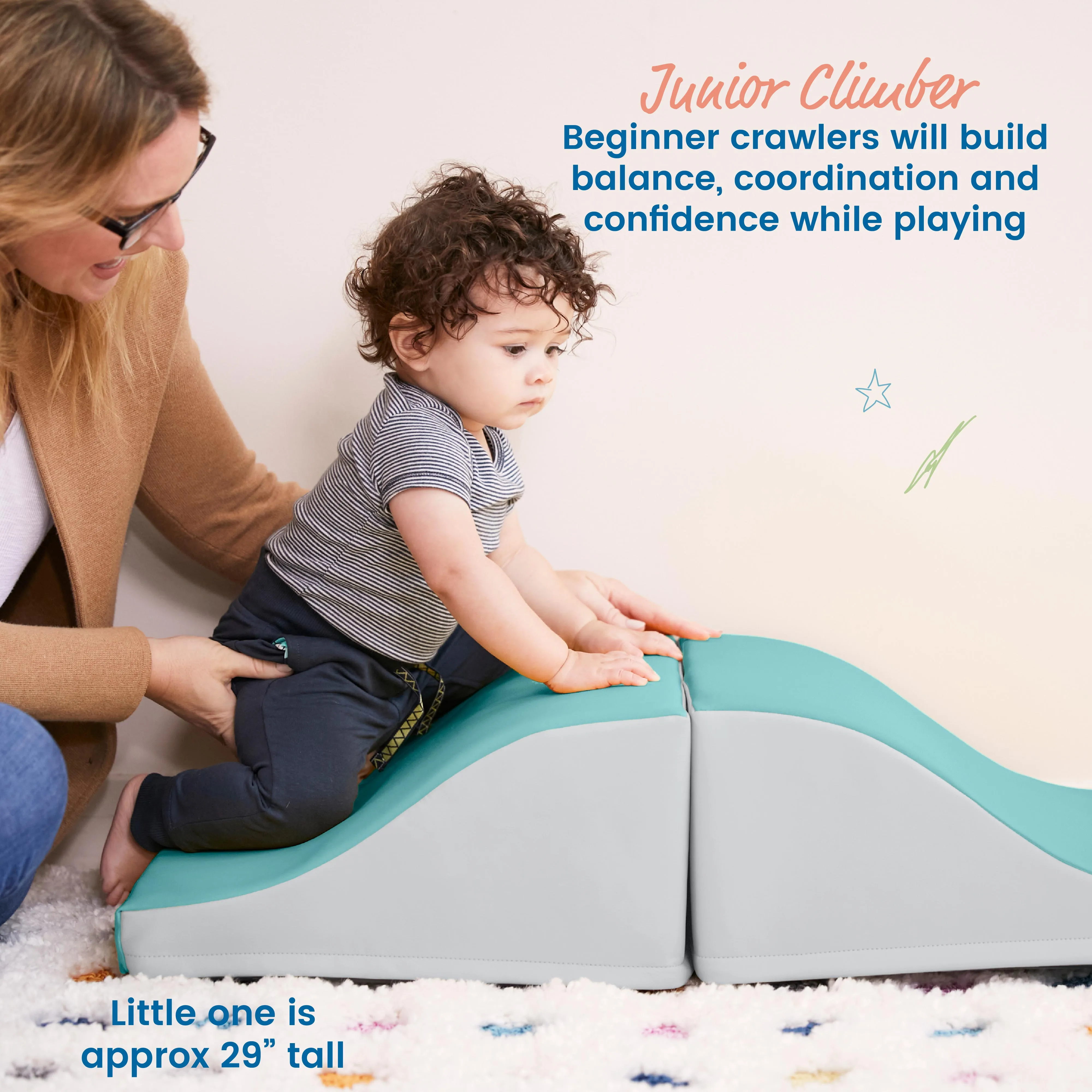 Junior Glide Up n' Over, Beginner Climber, 4-Piece