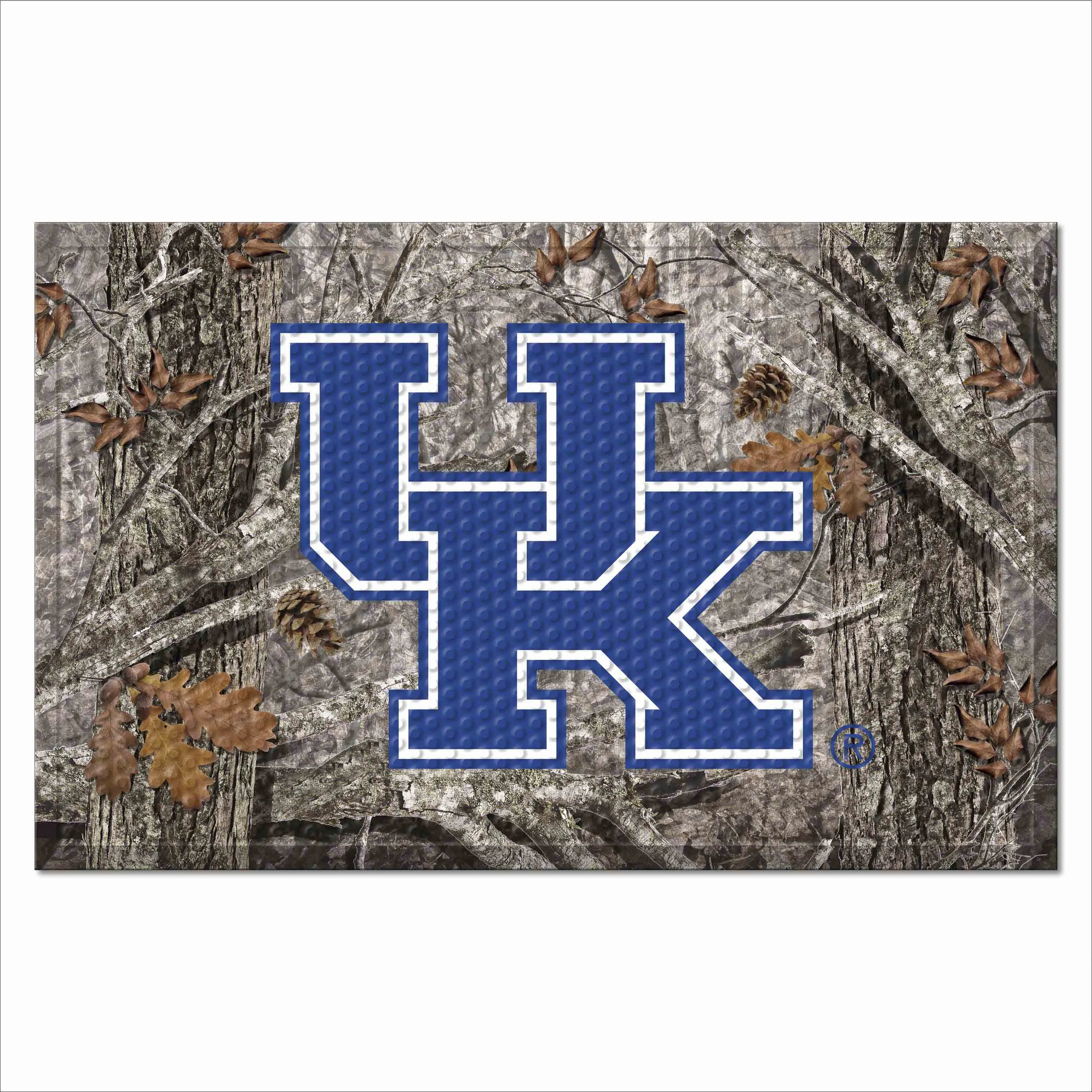 Kentucky Wildcats Rubber Scraper Door Mat Camo