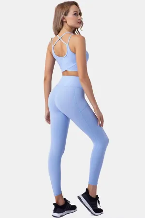 Lovely Light Blue Sports Bra