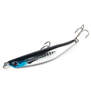 Lowest Price Lifelike Fishing Lure Surface Dying Fish Hard Bait 7.5g 9cm 5 Colors Available Plastic Bait