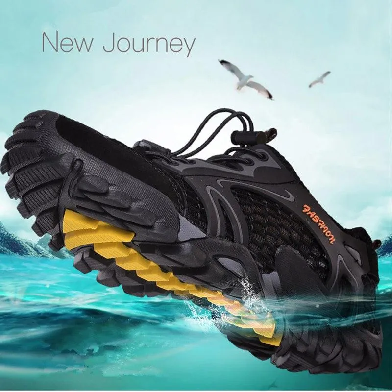 Mens Barefoot Shoes  Water Sneakers Non Slip Hiking Climbing Aqua Shoes Beach Barefoot Upstream Shoes Seaside Shoes