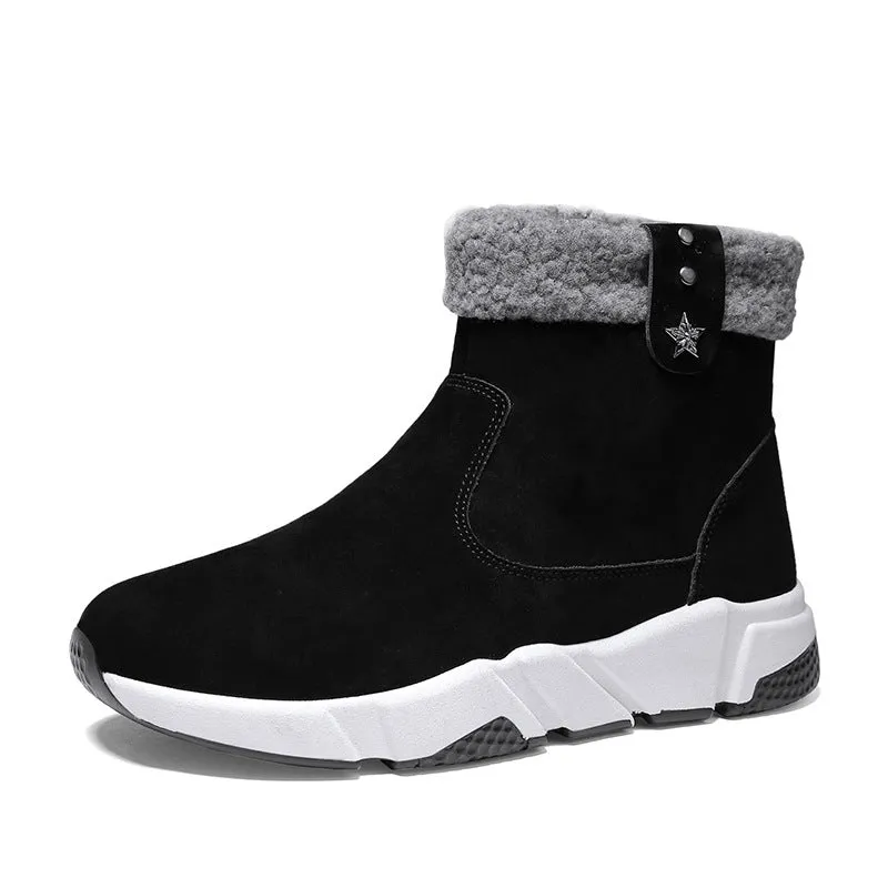 Men's Martin Boots Men's Shoes Autumn and Winter Warm Men's Sports