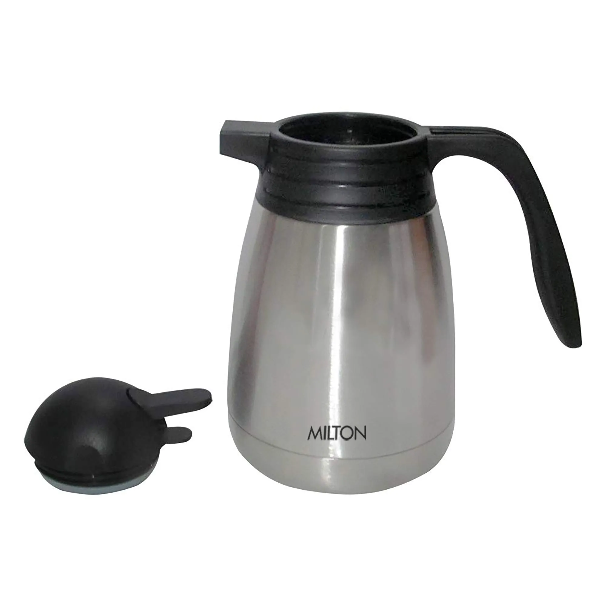 Milton Thermosteel Carafe Flask Tea/Coffee Pot Tea/Coffee Pot, 1000 ml, Silver & Thermosteel Carafe for 24 Hours Hot or Cold, 1500 ml, Silver