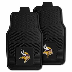 Minnesota Vikings Heavy Duty Car Mat Set - 2 Pieces