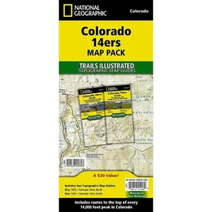 National Geographic Colorado 14ers [Map Pack Bundle]