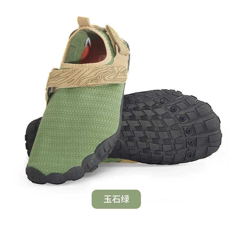 Nature hike Non-slip Wading Upstream Beach Shoes  Rubber Sole Anti-slip shoes