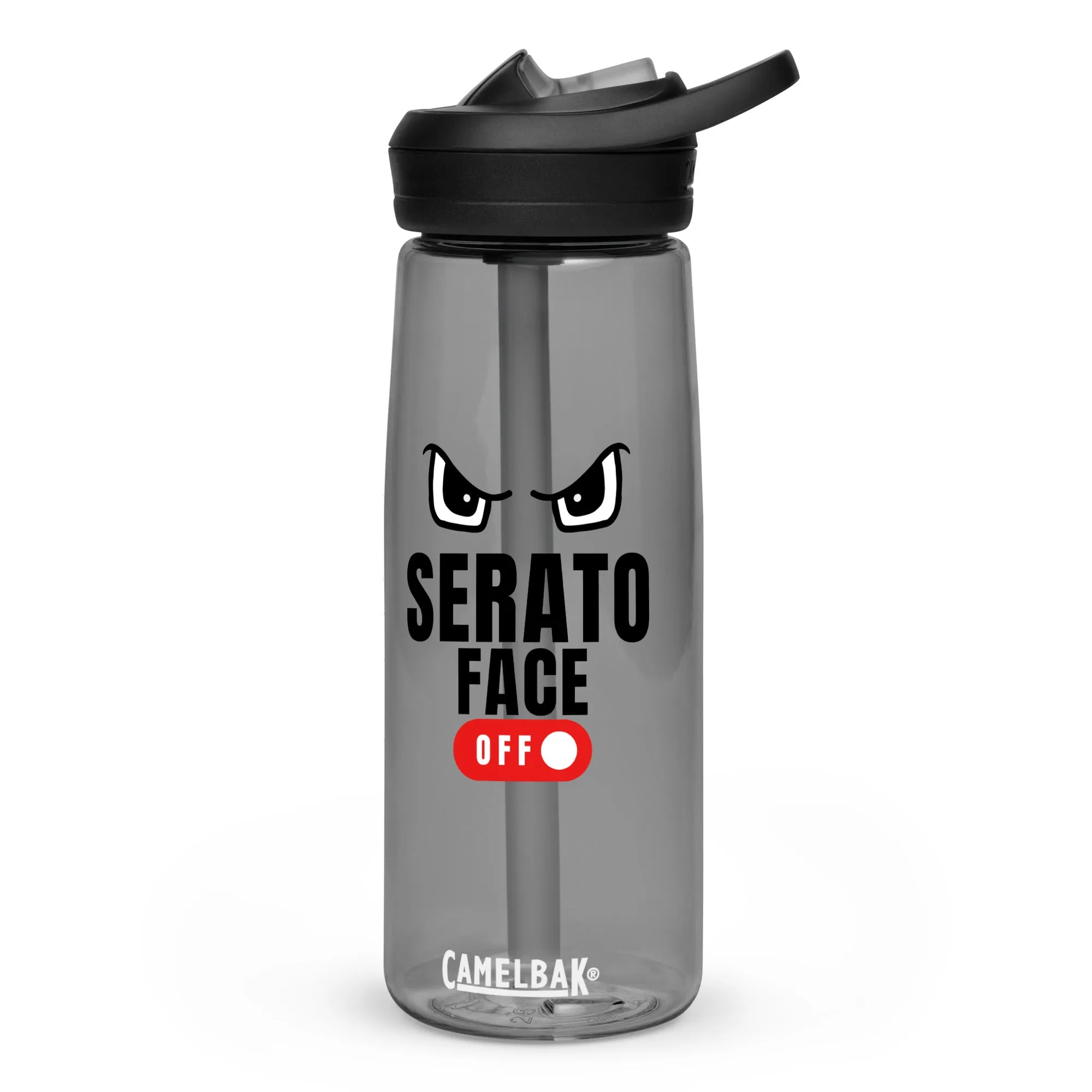 No Serato Face Sports water bottle