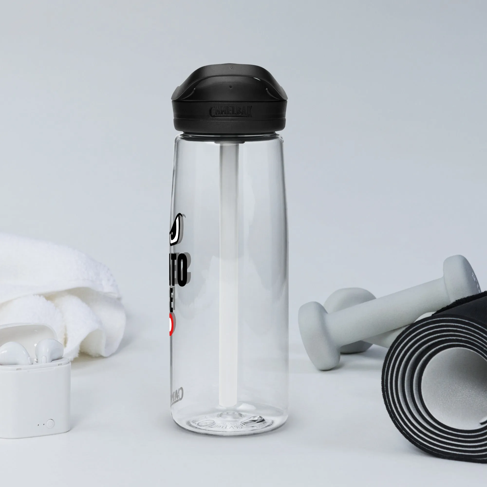 No Serato Face Sports water bottle