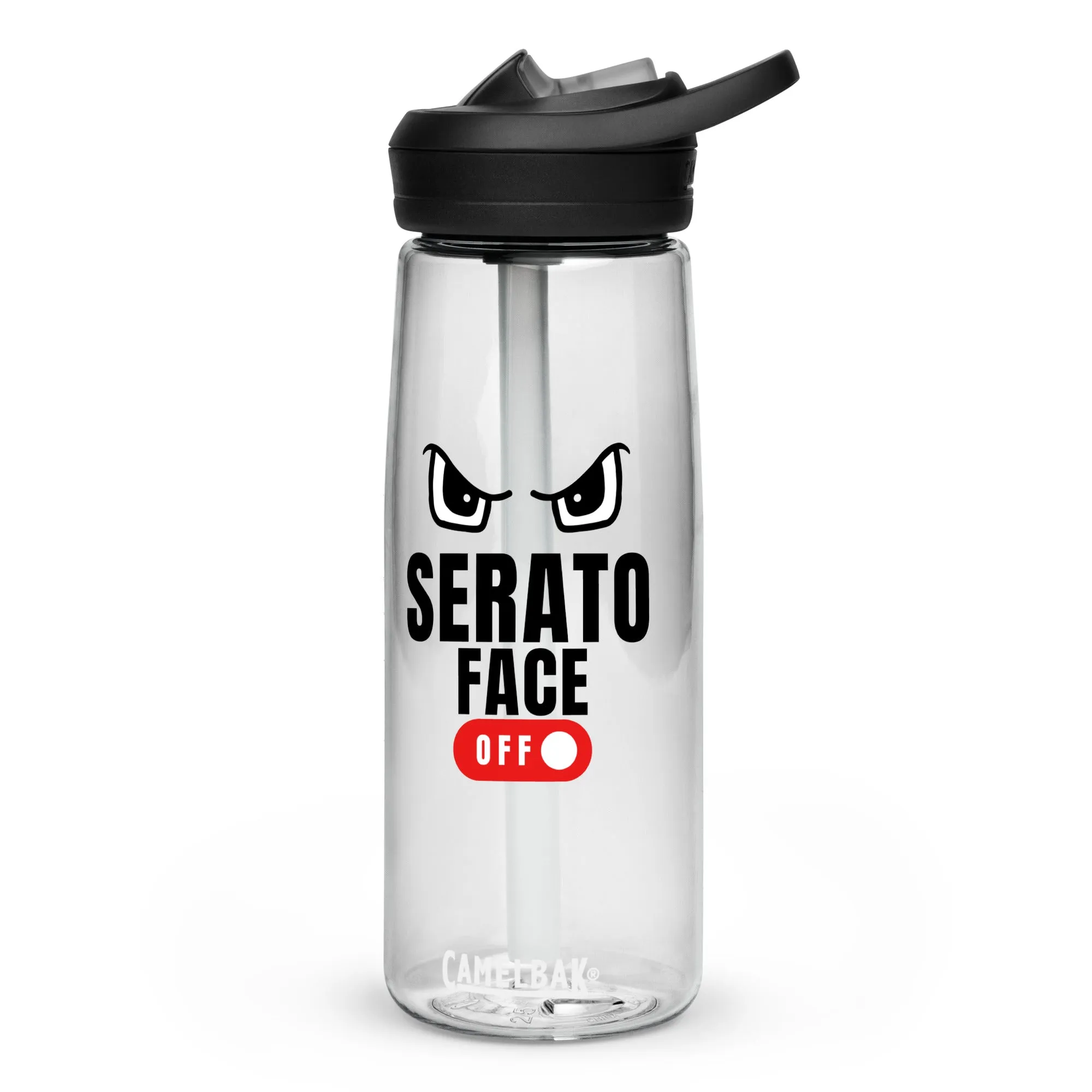 No Serato Face Sports water bottle