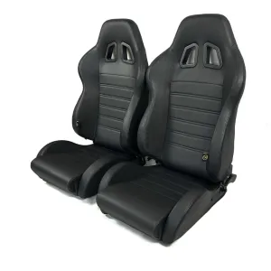 Pair BB4 Reclining Tilting Bucket Sports Seats Universal Design