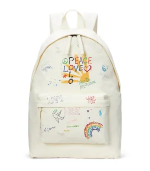 Peace Love Polo Canvas Backpack