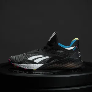 Reebok - Nano X - Men's - BLACK/HORIZON BLUE/CHARTREUSE