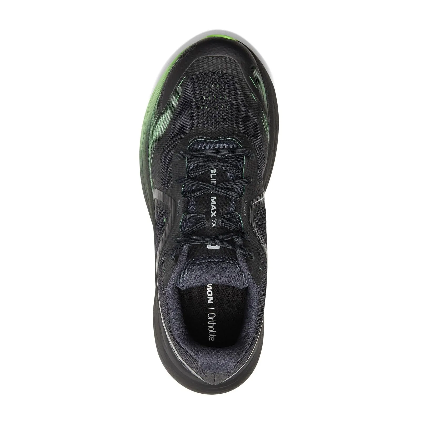 Salomon Glide Max TR Running Shoe (Men) - India Ink/Black/Green Gecko