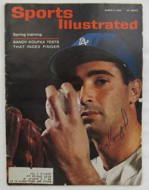 Sandy Koufax Signed Sports Illustrated Magazine 3/4/63 Issue JSA NN70691