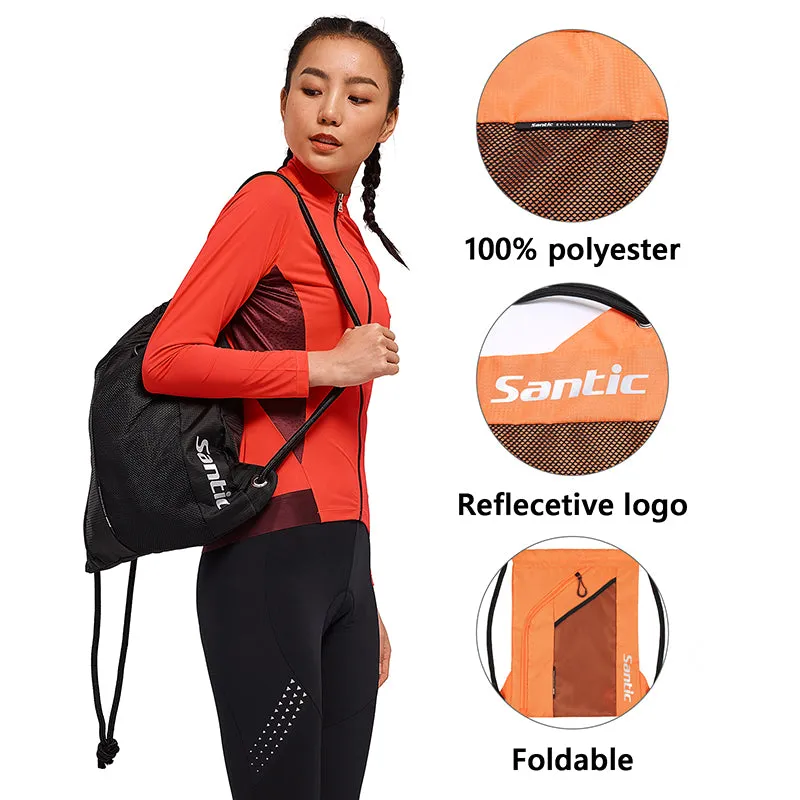 Santic Orange Cycling Bike Flodable Lightweight Backpack