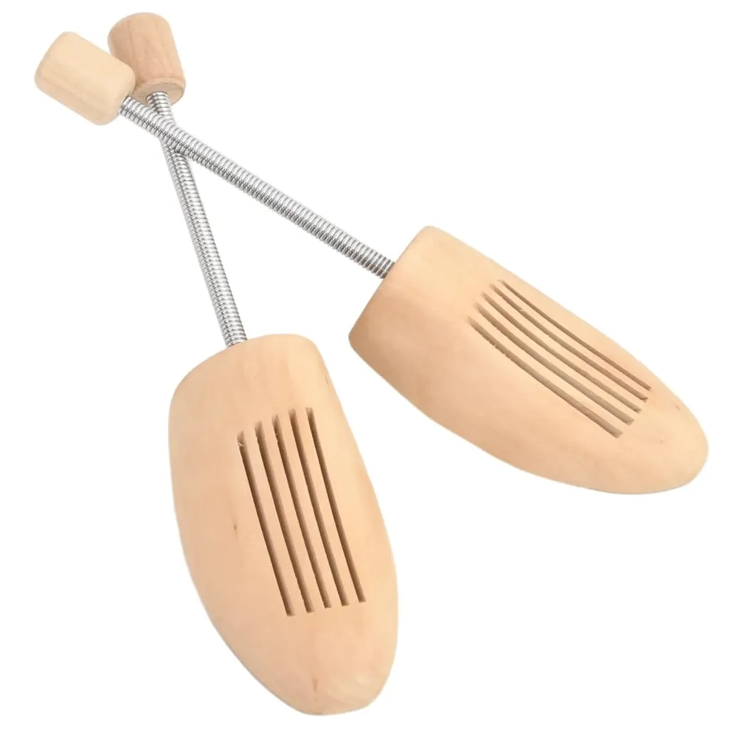 Shoe Trees 2 Pairs EU 35-38 Solid Wood Lotus