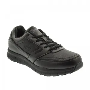 Skechers Men's Nampa Slip Resistant Sneaker (Medium and Extra Wide) - Black