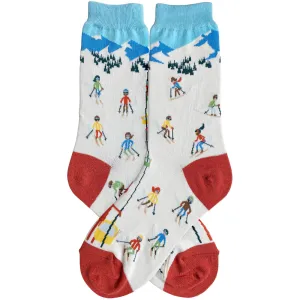 Skiing Women's Crew Socks