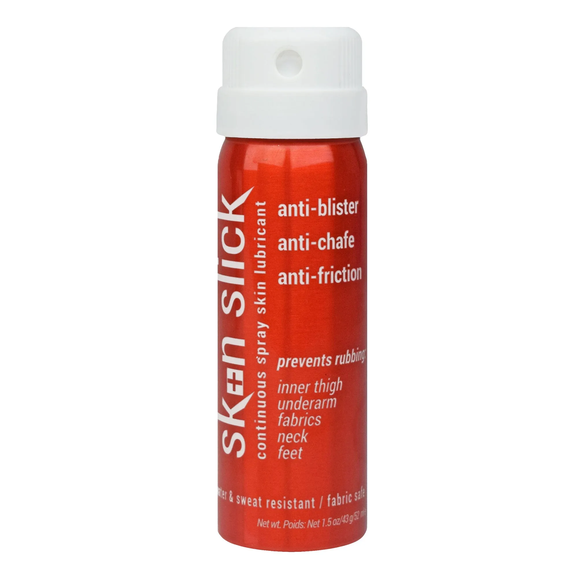 SKIN SLICK Anti-Chafe Anti-Blister Spray Skin Lubricant 1.5 oz