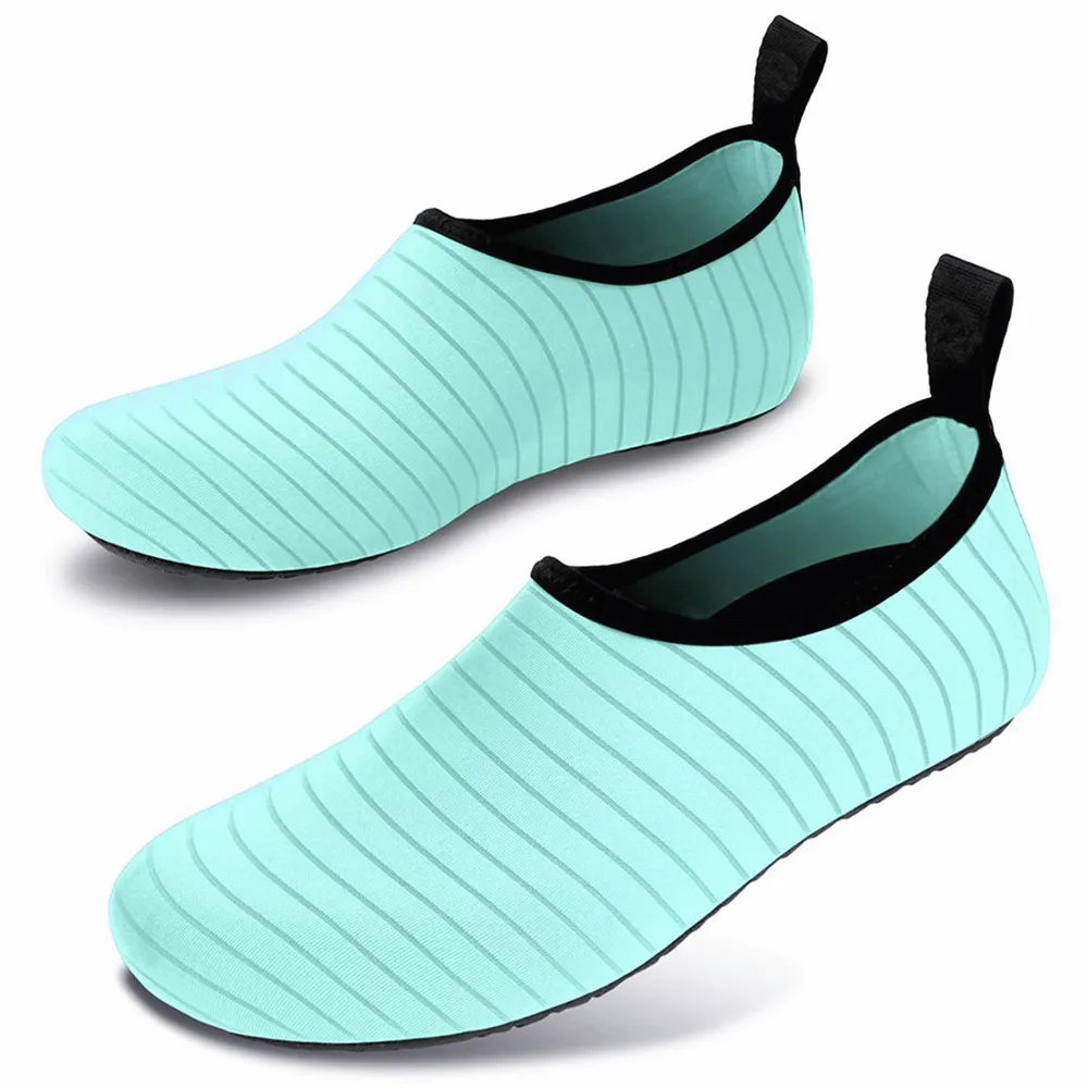 Solid Aqua Socks