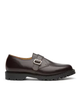 Solovair x Oliver Spencer Monk Strap Shoe Ox Blood