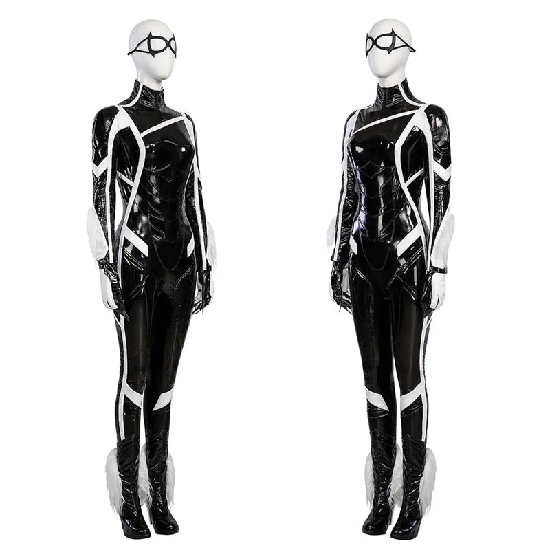 Spiderman Felicia Hardy Cosplay Costume Spider-Man 2 Black Cat Suit Halloween Outfit