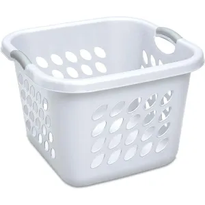 Sterilite Ultra 53L Square Laundry Basket White