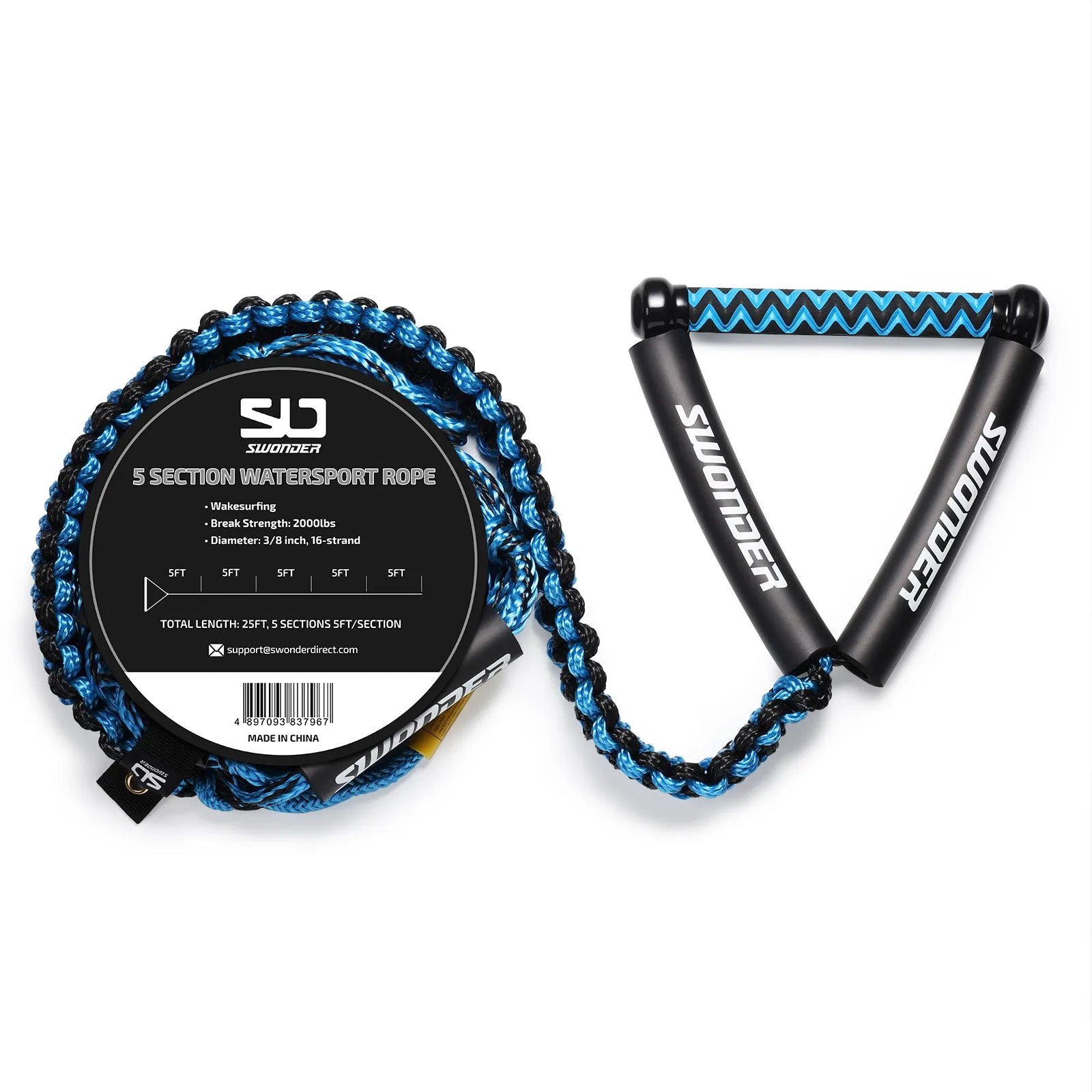 Swonder 25ft Floating Wakesurf Rope