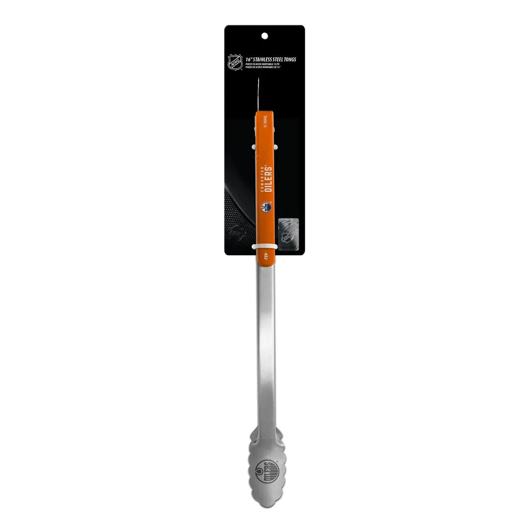 The Sports Vault NHL Edmonton Oilers Kitchen Tongs