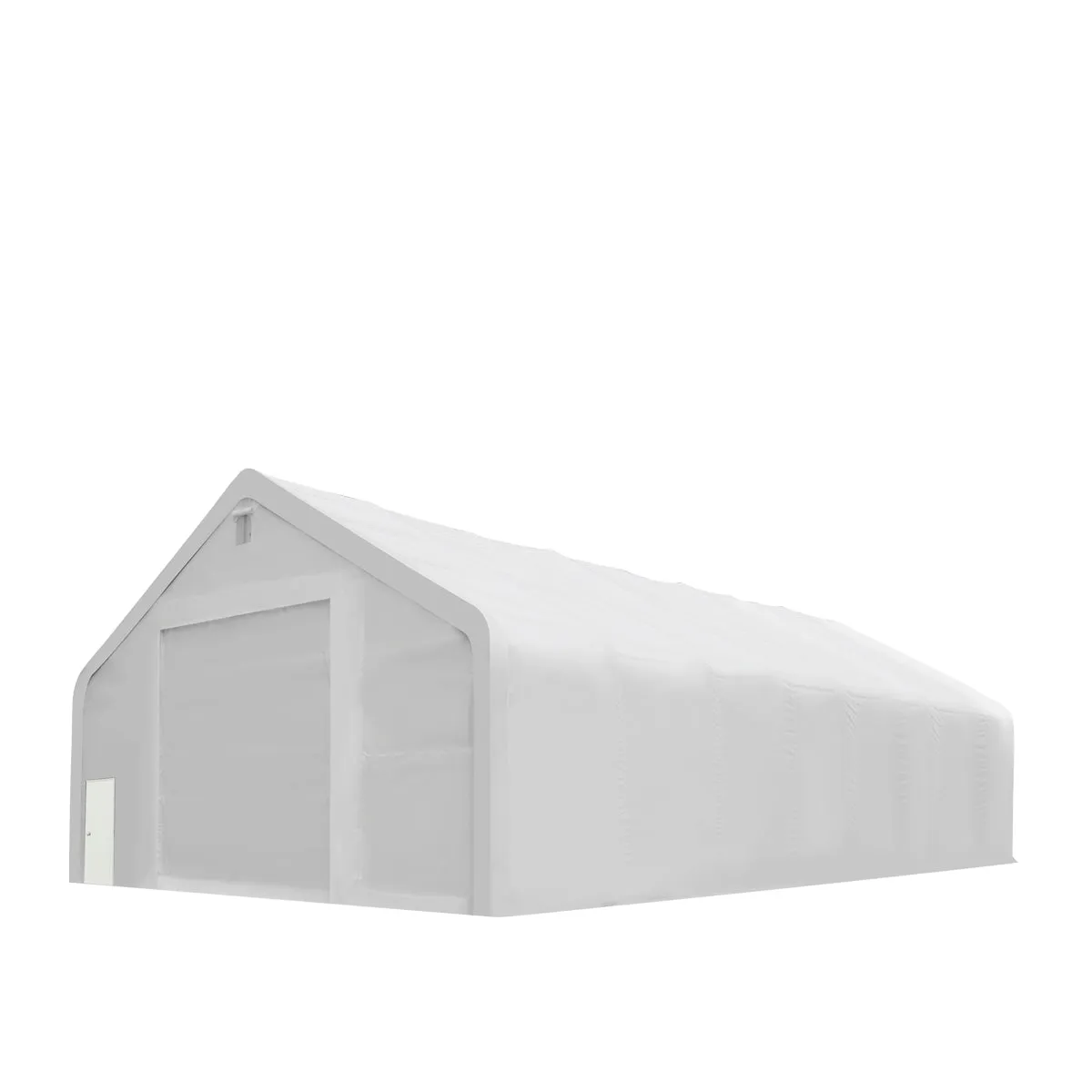 TMG Industrial Pro Series 40' x 80' Dual Truss Storage Shelter with Heavy Duty 21 oz PVC Cover & Drive Through Doors, TMG-DT4081-PRO(Previously TMG-DT4080-PRO)