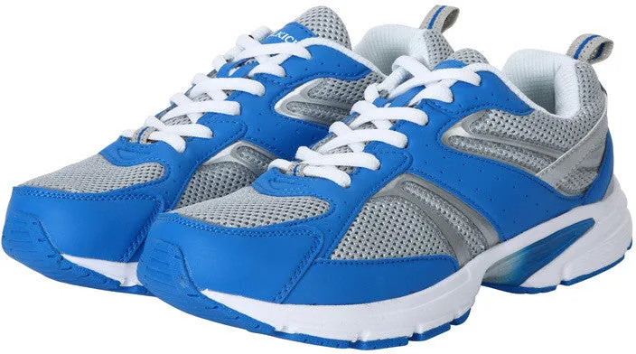 trailkicker men's running shoes - blue/gray/white Case of 12