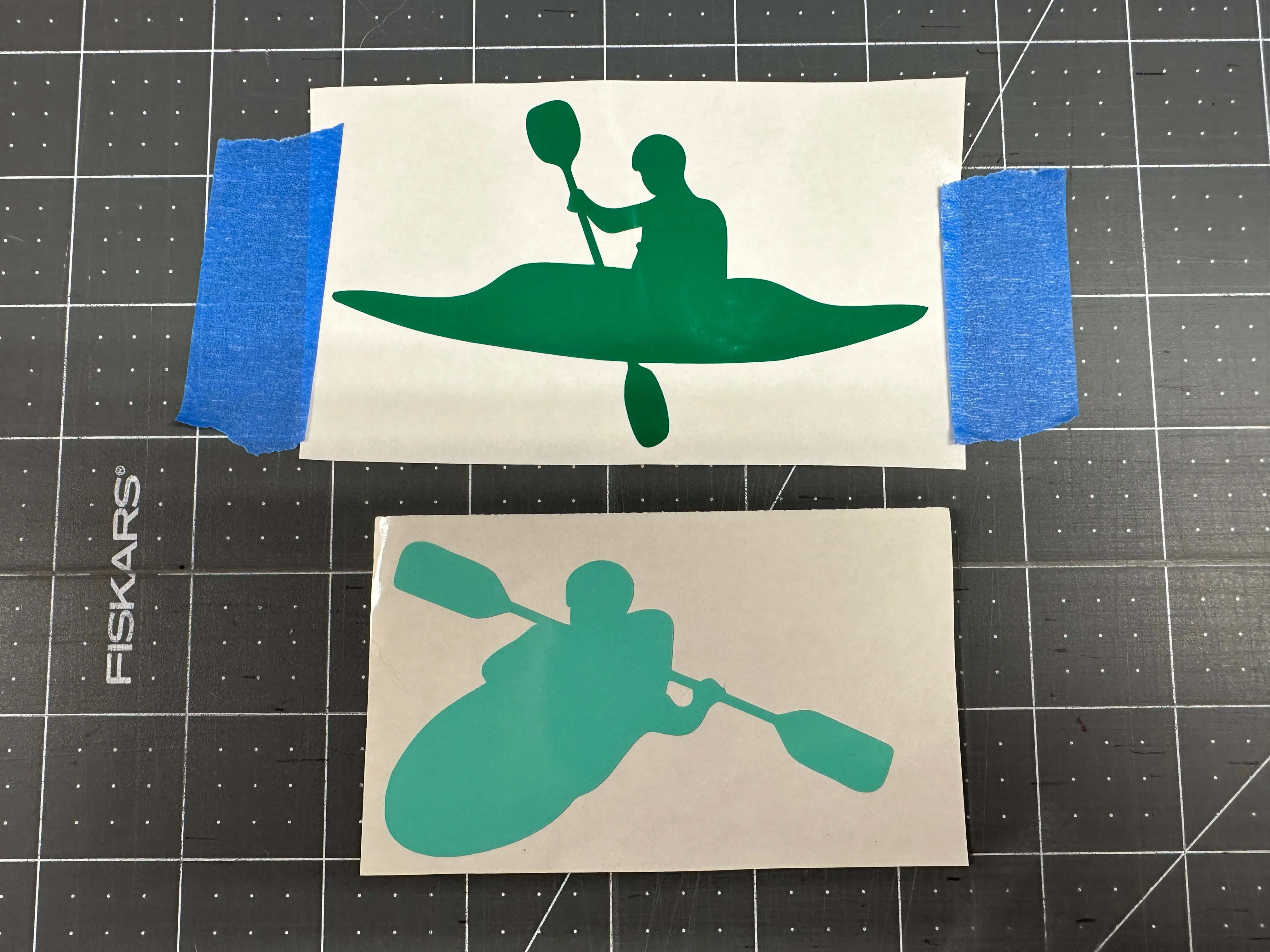 Vinyl Decal | KAYAK or CANOE | Transfer Decal | 5 1/2 inches