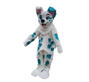 White Blue Wolf Fox Fursuit Kigurumi Furry Costumes Furries