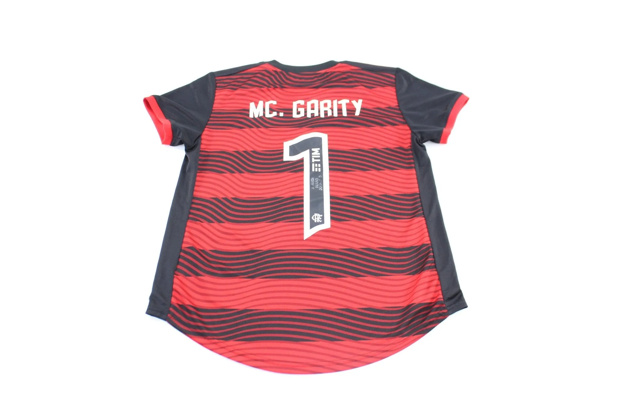 Women's Adidas Embroidered Logo Flamengo Striped Soccer Jersey