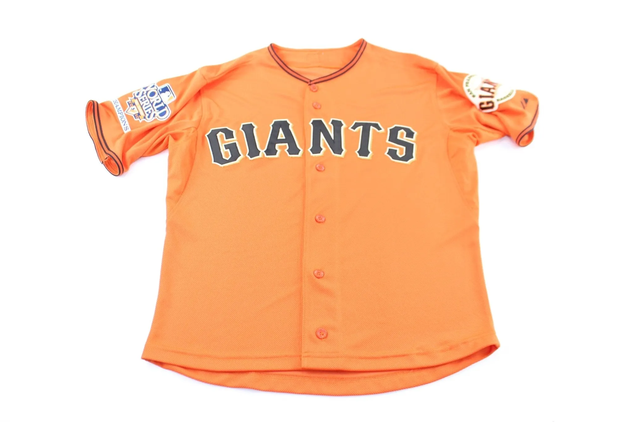 Women's Majestic Embroidered Logo San Francisco Giants Baseball Jersey