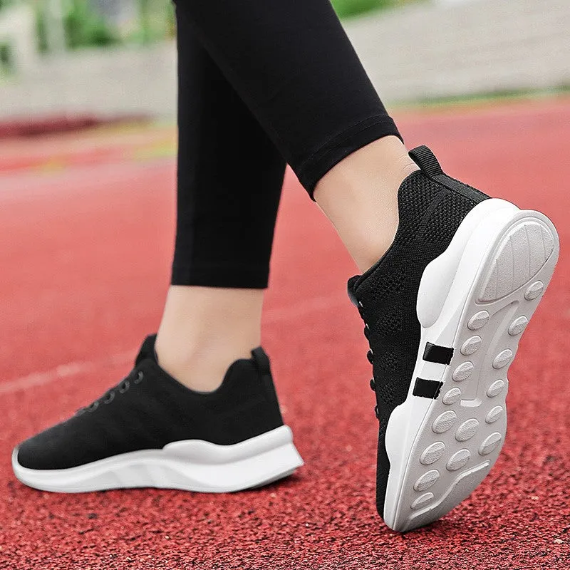 Women's sporty breathable running tennis flat loafers