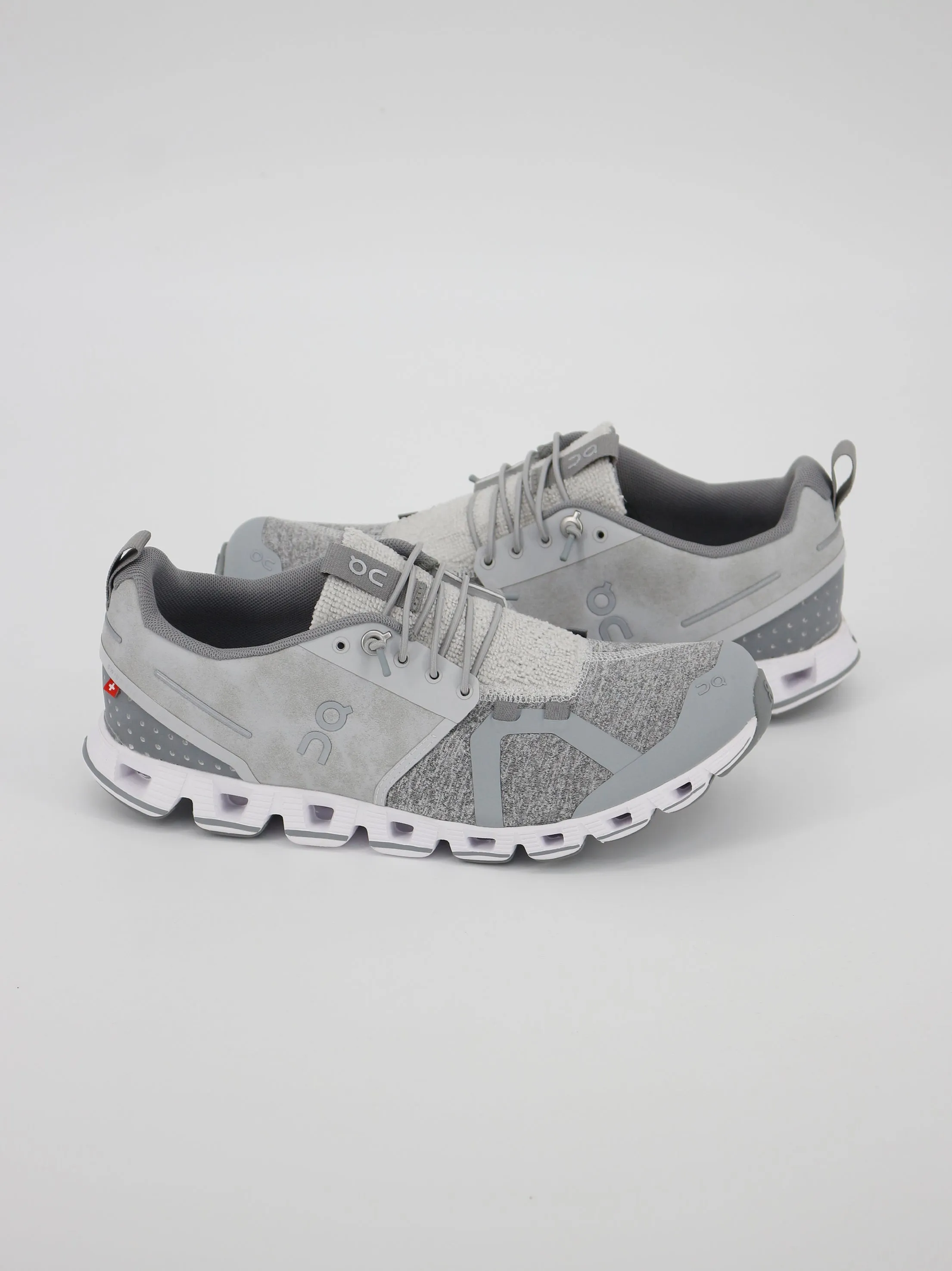 Women's Terry Textile Running Shoes,Grey